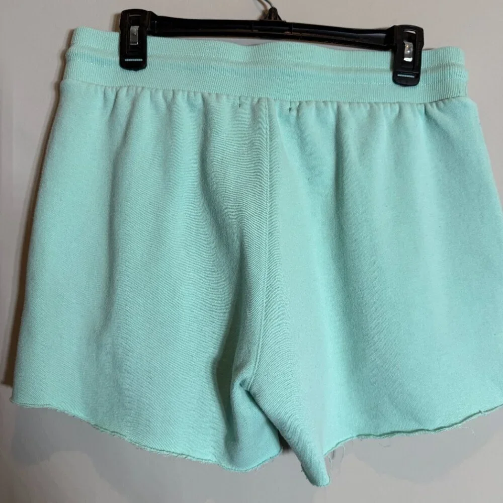 True Religion Cut Off Sweat Shorts Men's Small Blue Active Athleisure Sporty